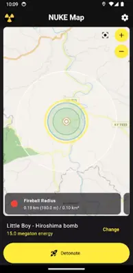 Nuke Map android App screenshot 3